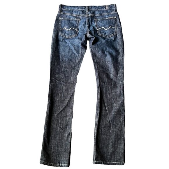 7 For All Mankind Blue mid rise Bootcut Jeans. Size 26 - Picture 2 of 6